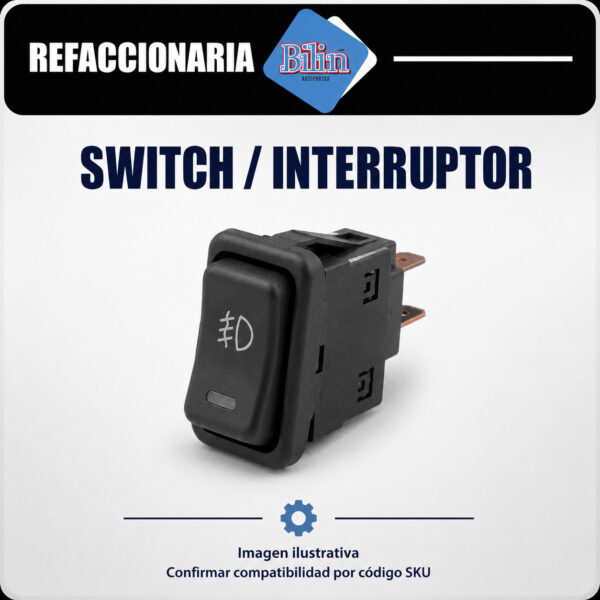 Switch Interruptor Principal para Probadora de Bombas Inj-02